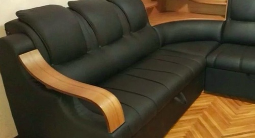 Перетяжка кожаного дивана. Артемовск